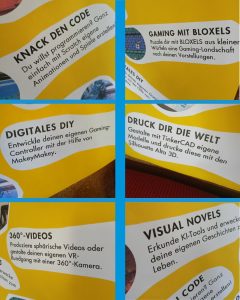 Sechs spannende Stationen im Medien-Zirkel am Nachmittag